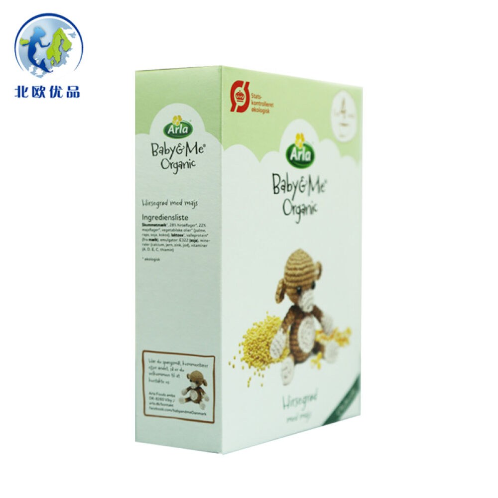 丹麦Arla阿拉米粉婴儿辅食4、6、8个宝宝米粉4个月以上小米玉米味