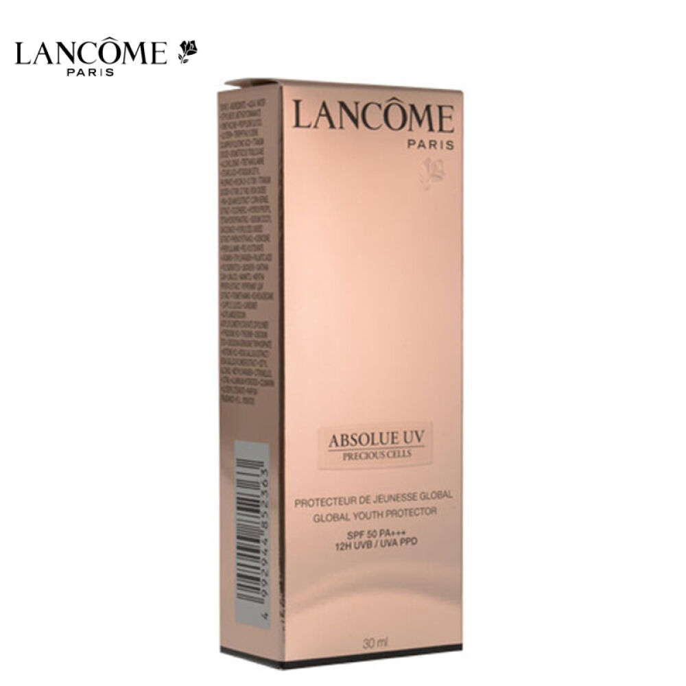 lancome蔻菁纯臻颜防晒隔离乳spf30pa抵御紫外线金纯30ml