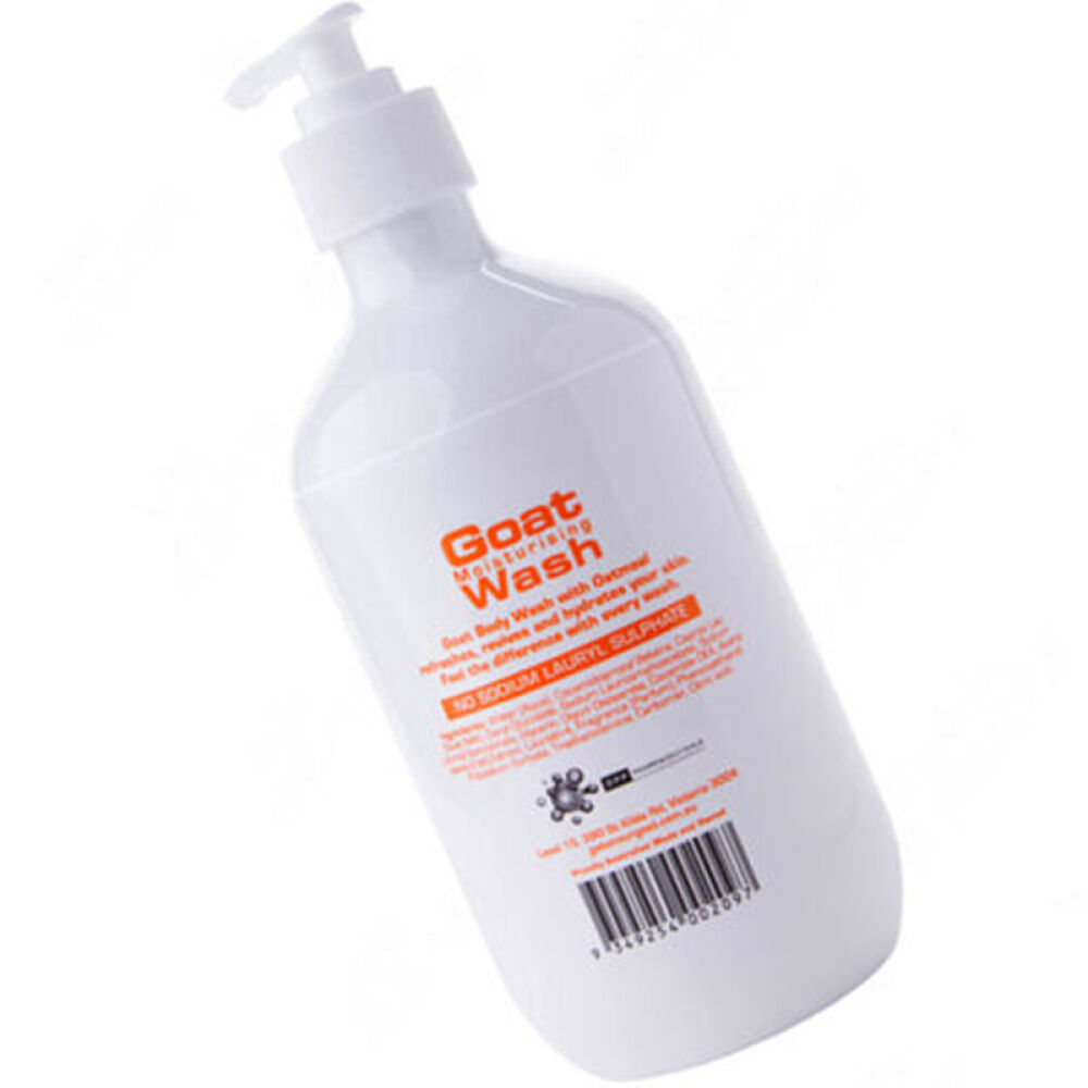 澳洲直邮山羊奶GoatSoap羊奶滋润保湿身体乳澳洲原装进口燕麦味山羊奶沐浴露500ml1瓶