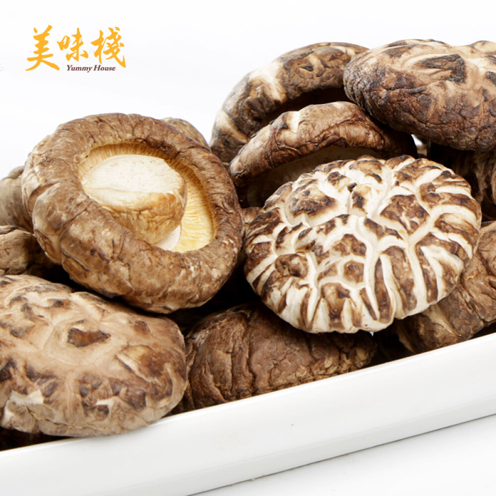 美味棧进口白花菇高品质花菇香菇340g