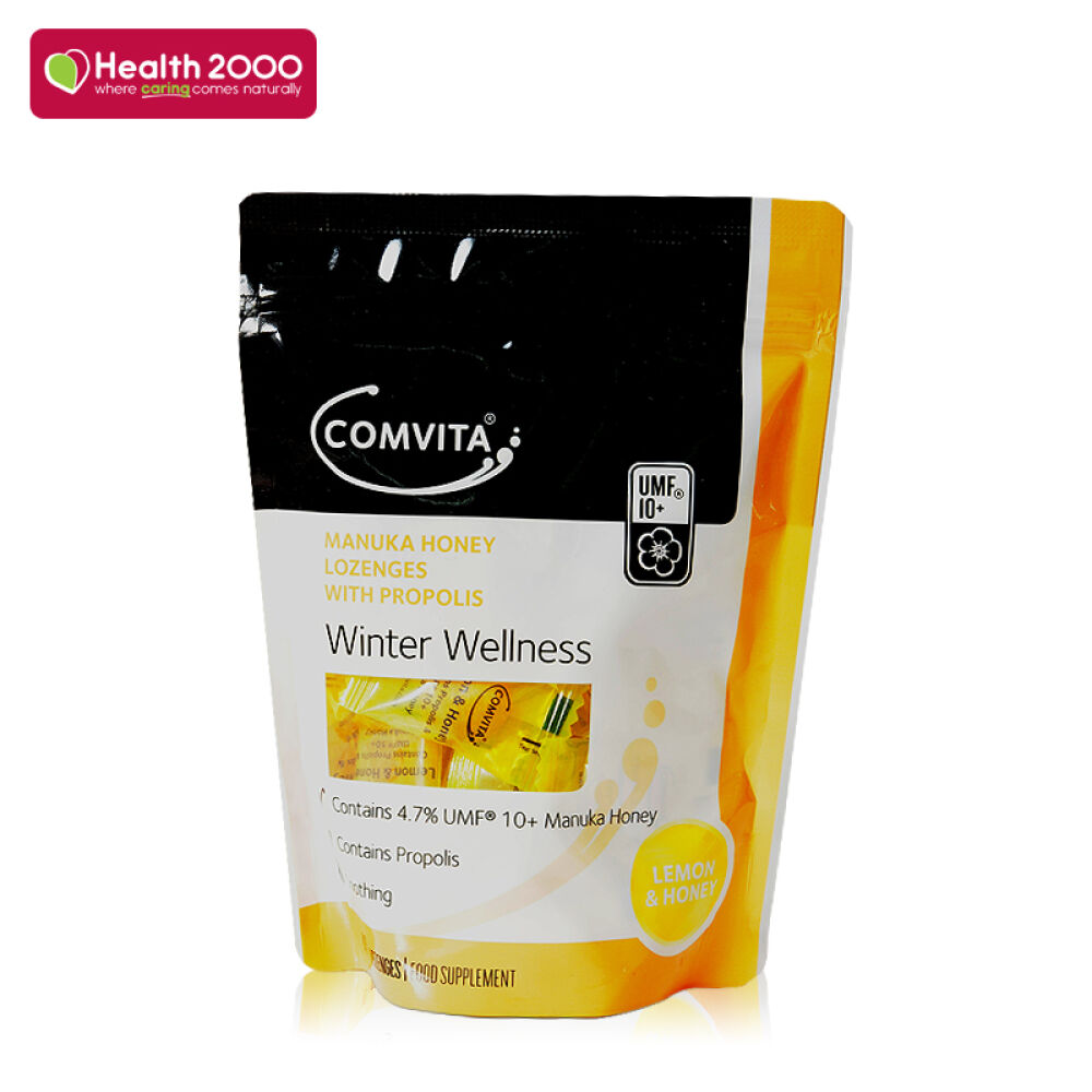 Comvita康维他蜂胶润喉糖40粒装5包包邮特惠组薄荷味