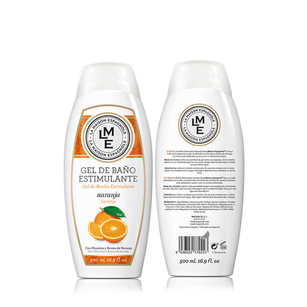 【全球购】LME珞曼西LAMAISONESPAGNOLE嫩肤净白香氛沐浴露沐浴乳橙花沐浴露500ml