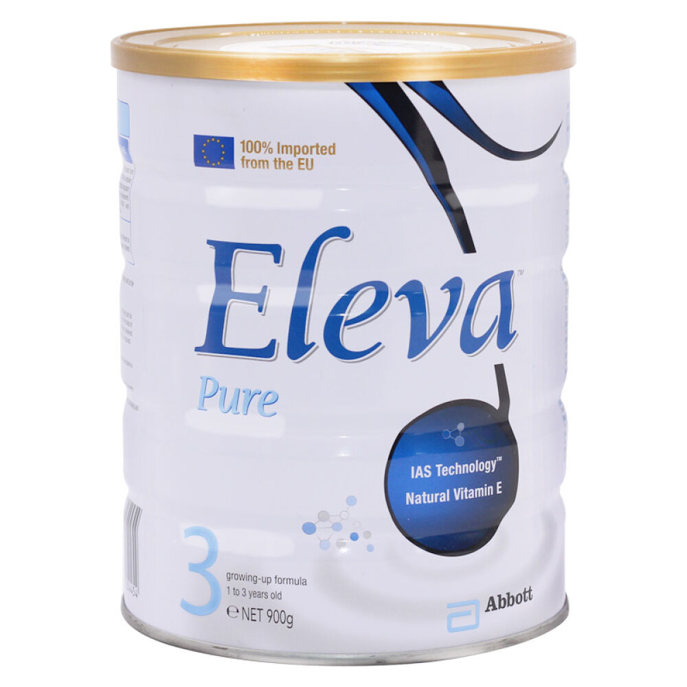 【全球购】雅培AbbottEleva菁智英文版婴幼配方奶粉900g罐装爱尔兰原罐进口3段1-3岁