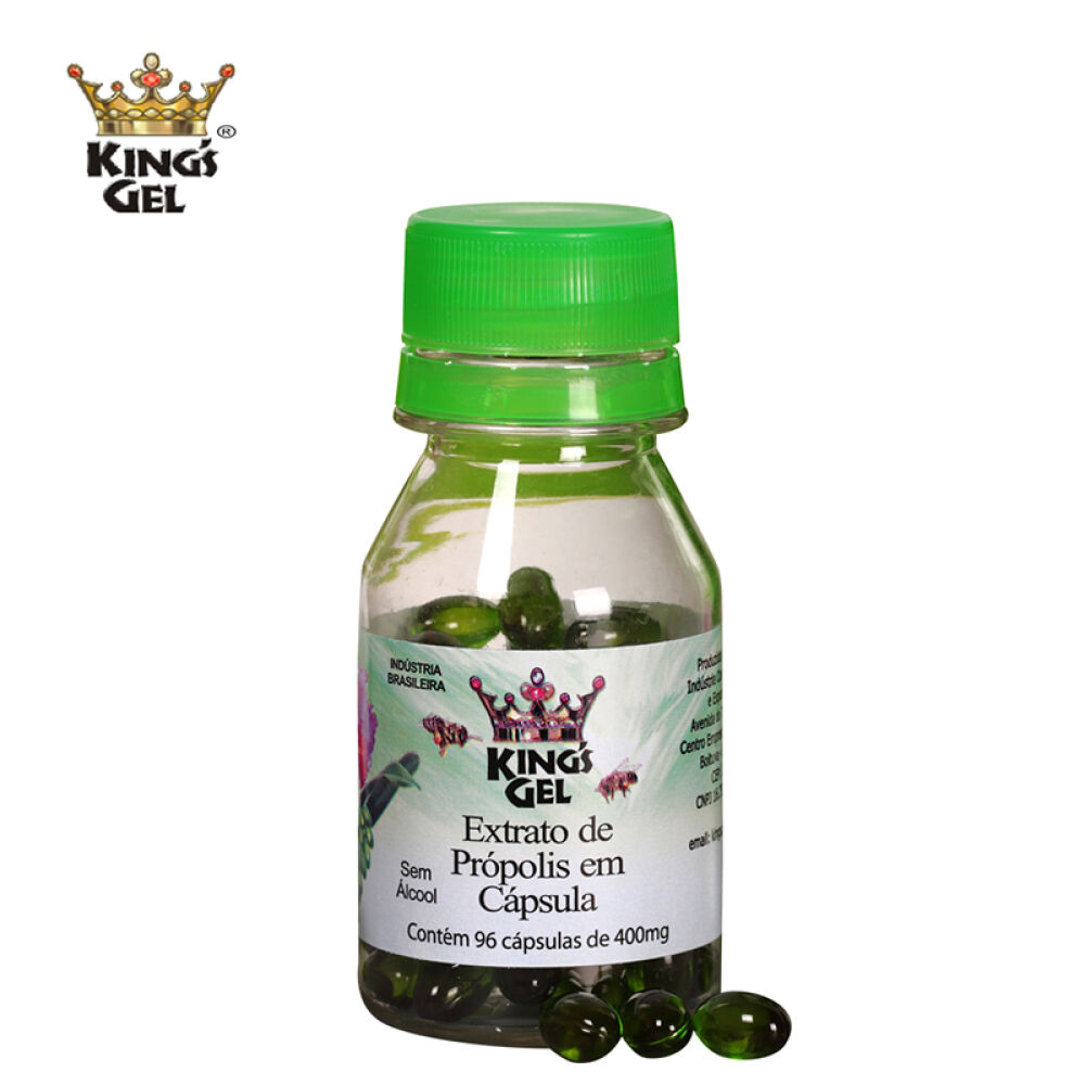 巴西蜂胶(King‘sGel)进口巴西蜂胶不含酒精不含石蜡96号蜂胶*96粒含酒精买5送1 巴西蜂胶(King‘sGel)进口巴西蜂胶不含酒精不含石蜡96号蜂胶*96粒含酒精买5送1