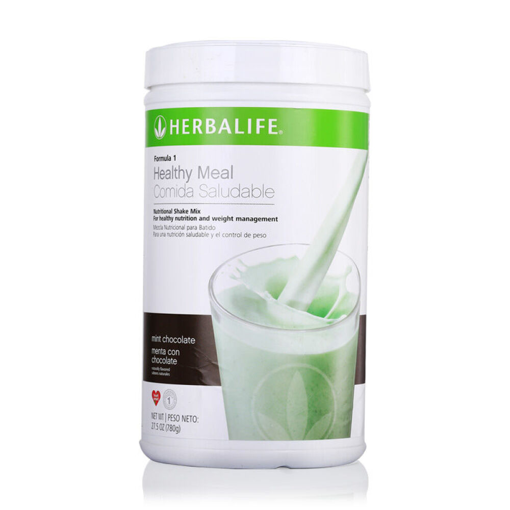 【全球购】herbalife美国康宝莱奶昔快速减重混合代餐奶昔薄荷味780g