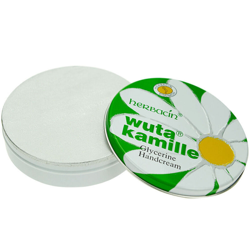 【德国原装进口】Herbacin贺本清小甘菊经典铁盒护手霜20ml3盒