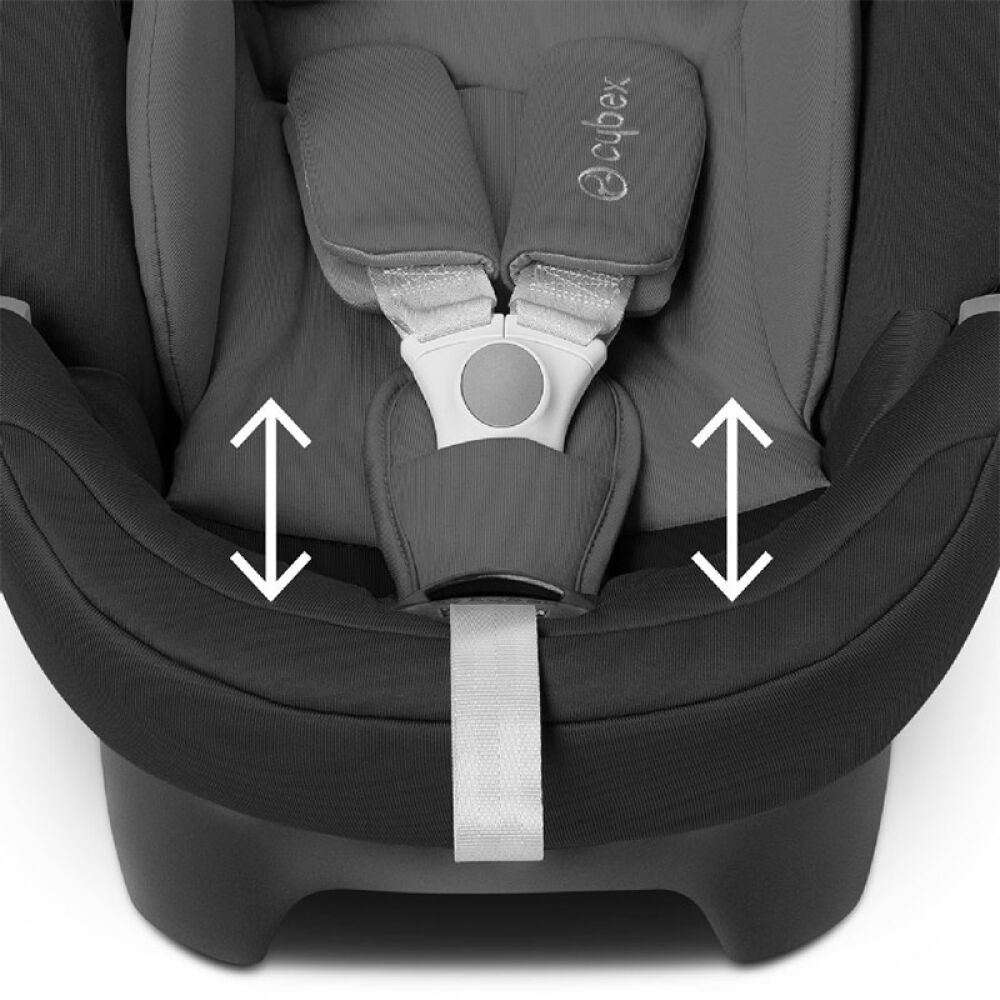 欧洲直邮赛百斯CybexAton4艾尔盾4儿童提篮式安全座椅适合0-18个月PhantomGrey幻影灰