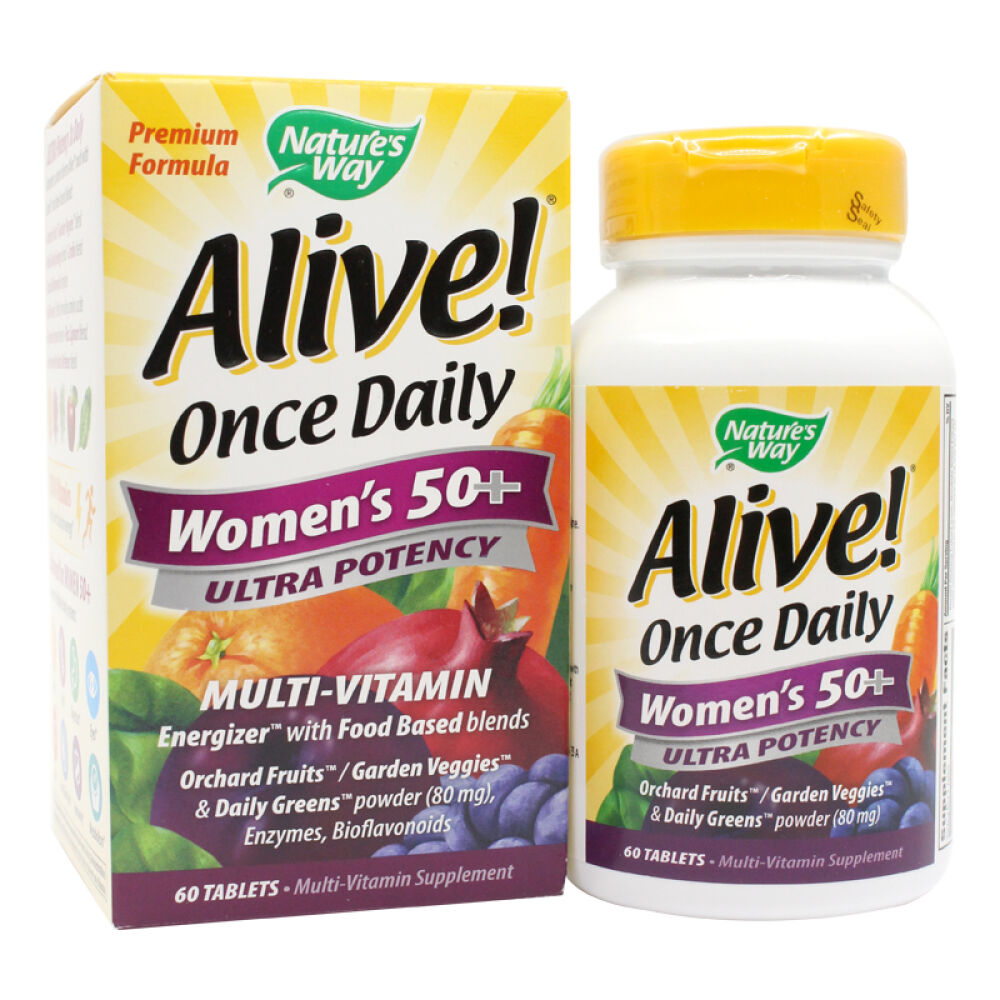 【Fit】美国Nature’sWayAlive50岁中老年女性复合维生素矿物质2瓶