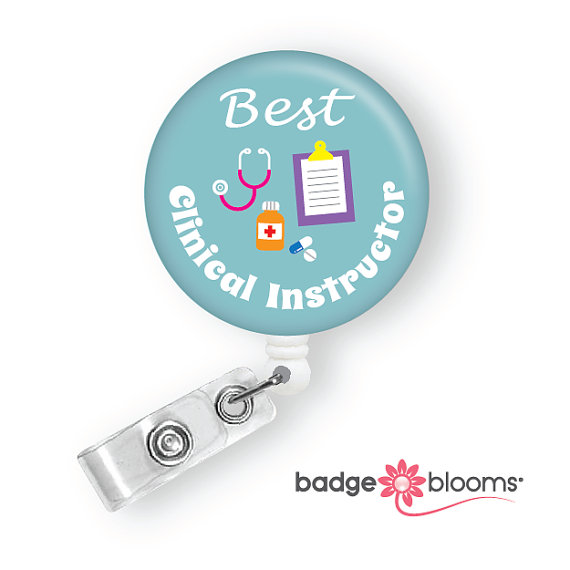 clinicalinstructorgift-retractableidbadgeclip-cutenamebadge
