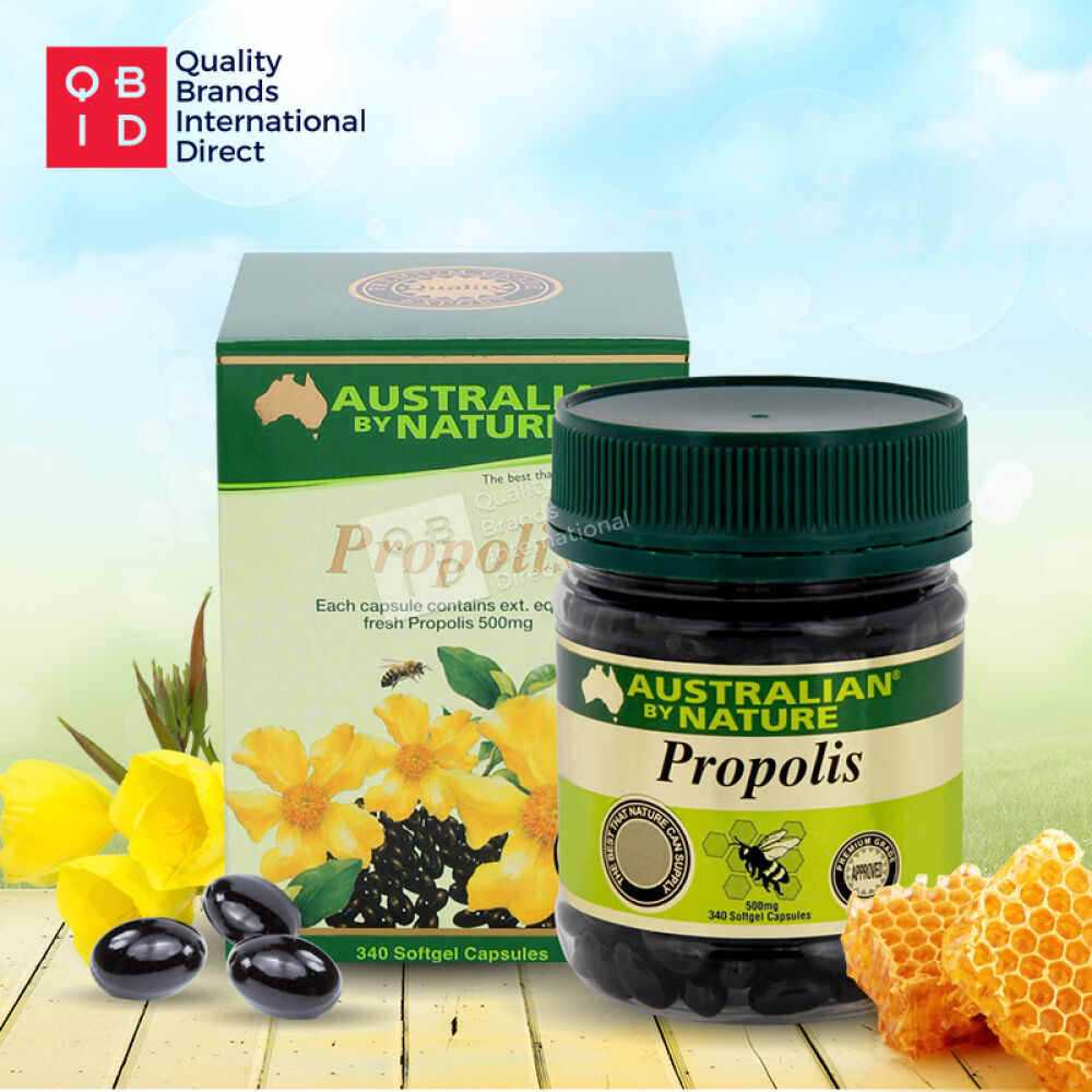 澳洲进口ABN澳洲健康黑蜂胶软胶囊美容养颜调节免疫营养保健品500mg*60粒+500mg*340粒