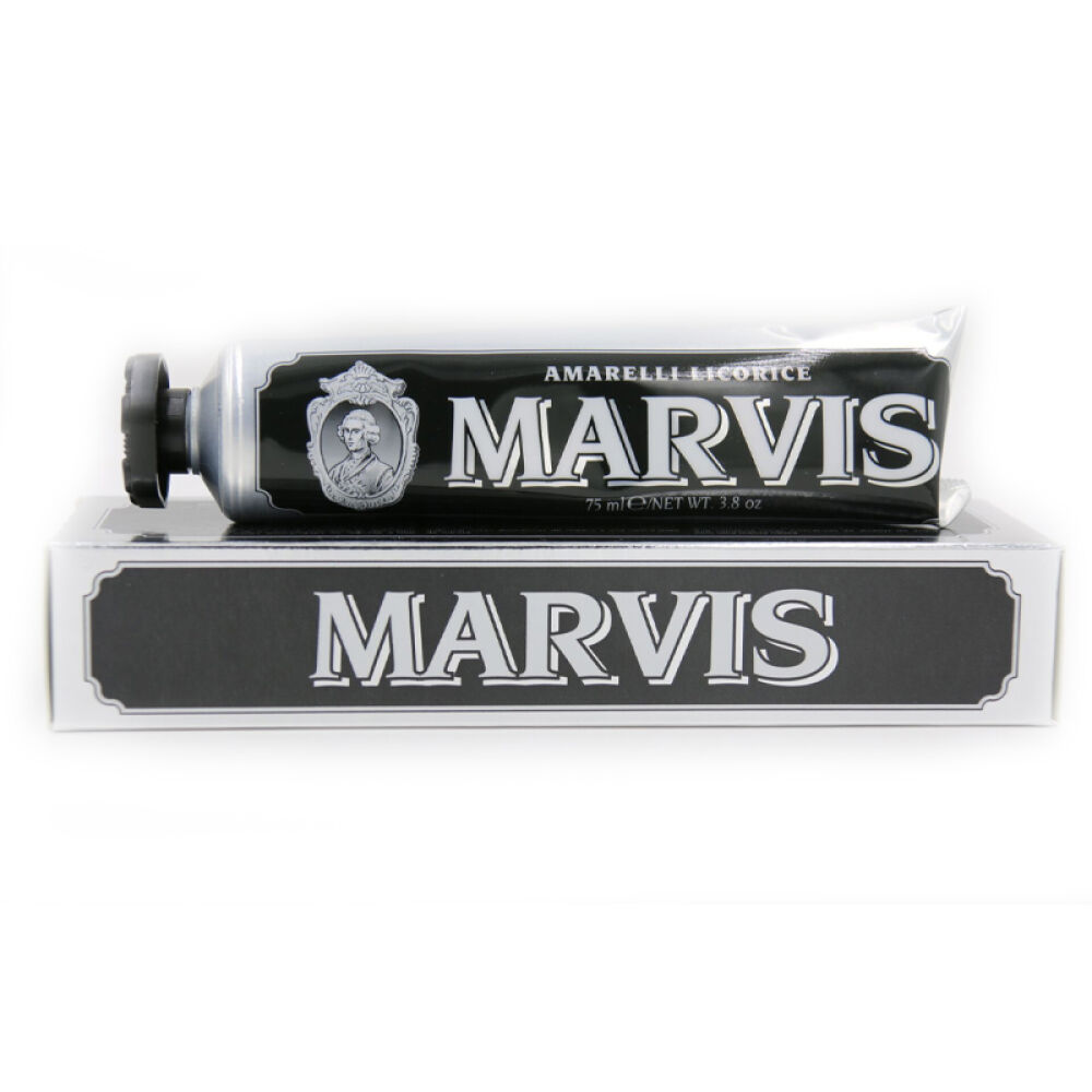 全球购意大利玛尔斯（Marvis）系列甘草薄荷牙膏75ml单支