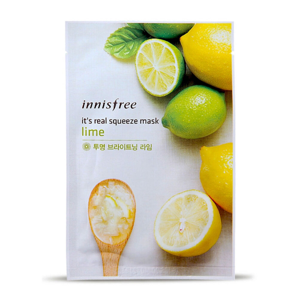 【京东全球购】韩国原装进口Innisfr悦风吟保湿清爽补水香港直邮柠檬面膜贴10片