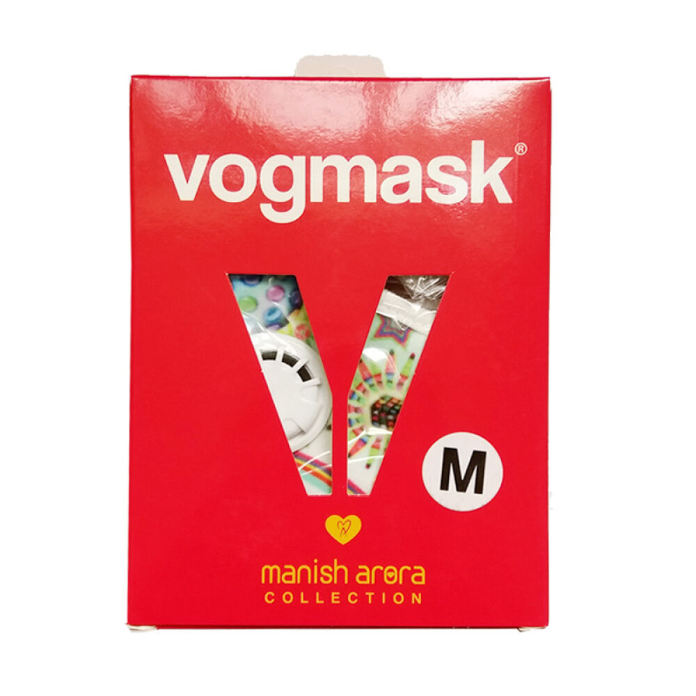Vogmask防pm2.5带阀活性炭口罩带阀活性炭口罩M(23-54kg)白花