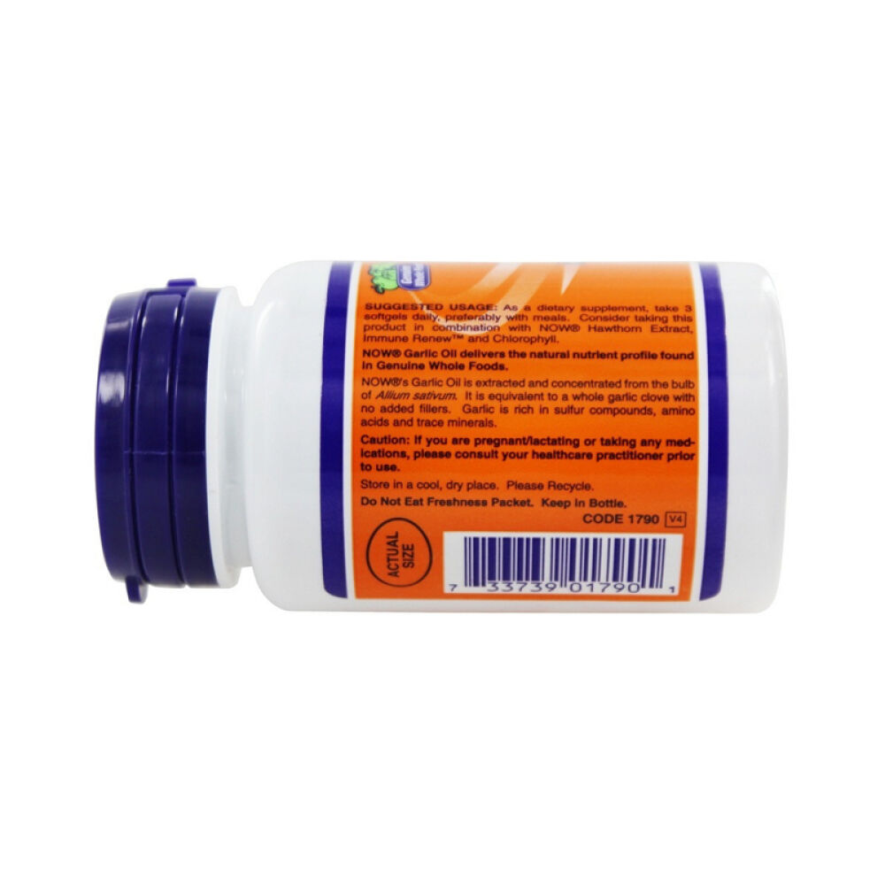 【美国正品直邮】NOWFoods诺奥补充人体所需氨基酸和微量矿物质大蒜油软胶囊未定义100粒