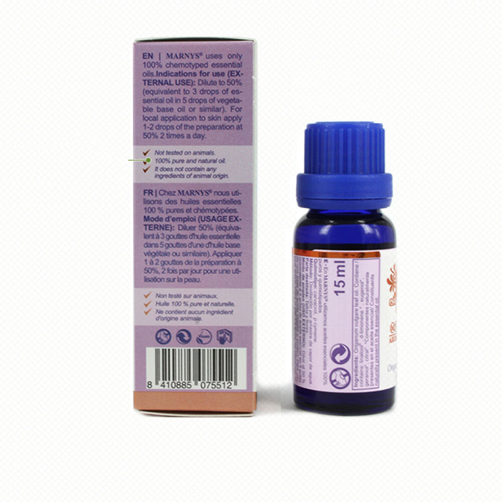 西班牙进口MARNYS牛至油精油肌肉酸痛驱蚊防虫15ml