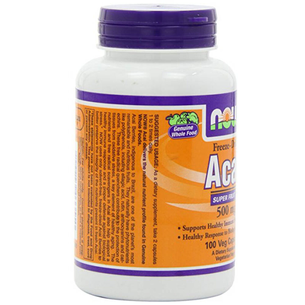 全球购诺奥(NOWFoods)巴西莓胶囊500mg100粒呵护容颜