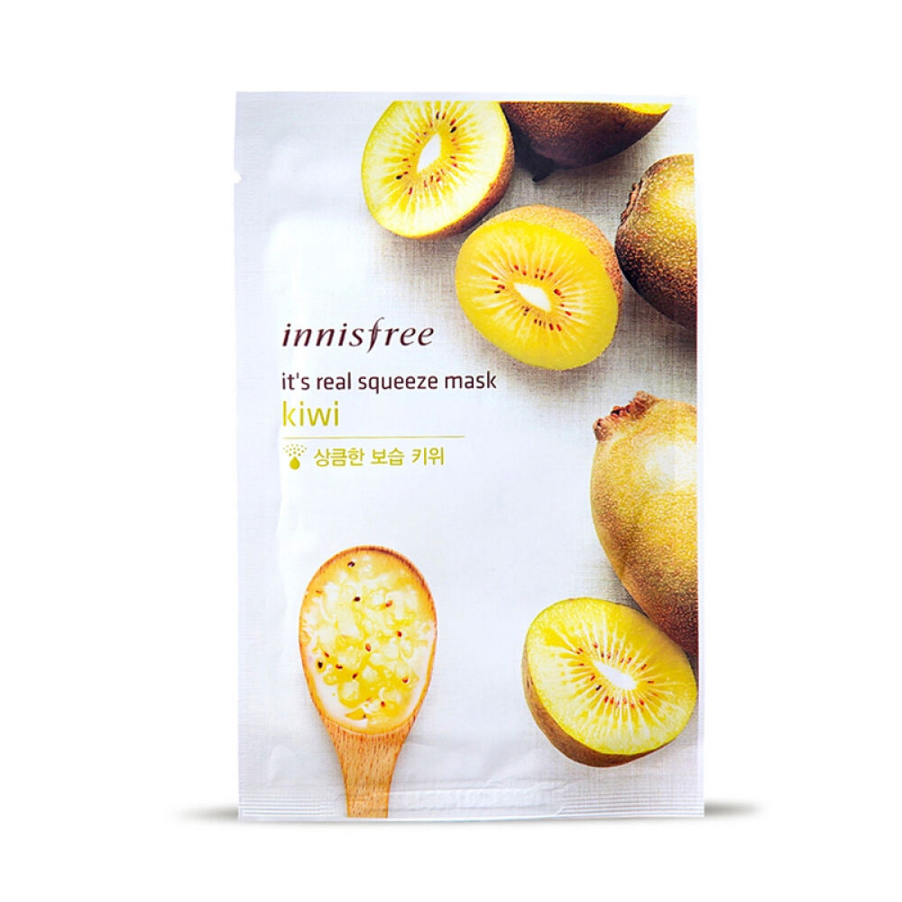 【京东全球购】韩国原装进口Innisfr悦风吟保湿清爽补水香港直邮奇异果面膜贴10片