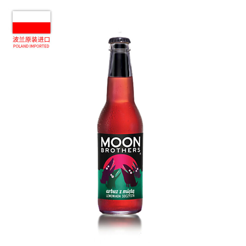 波兰进口Moonbrothers饮料330ml西瓜薄荷味