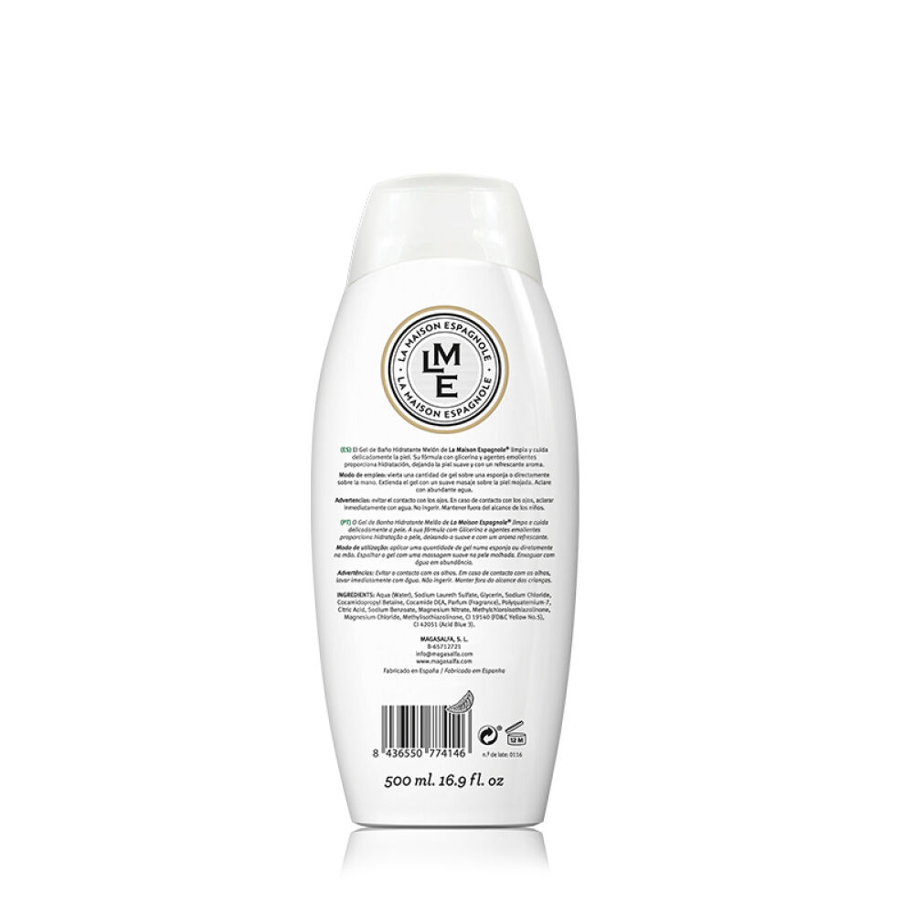 【全球购】LME珞曼西LAMAISONESPAGNOLE嫩肤净白香氛沐浴露沐浴乳哈密瓜沐浴露500ml