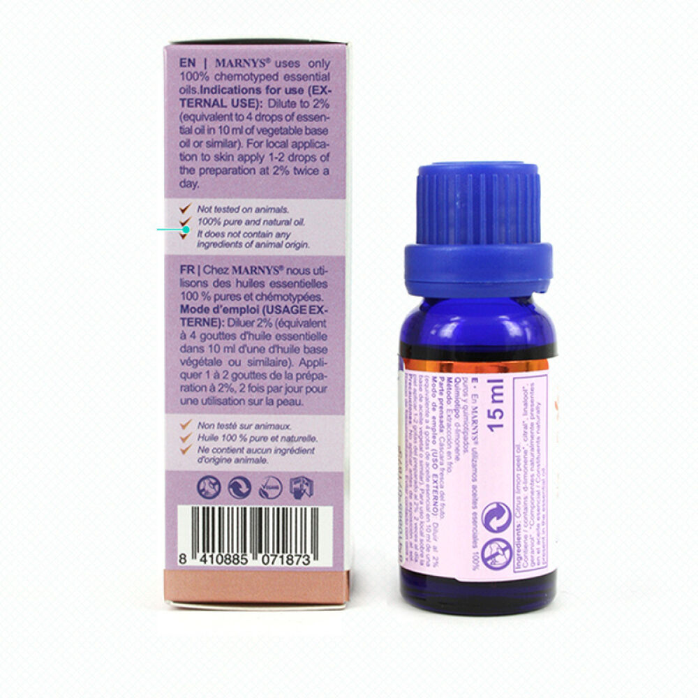 西班牙进口MARNYS欧薄荷精油消除黑头粉刺提神醒脑消除胀气调节便秘15ml