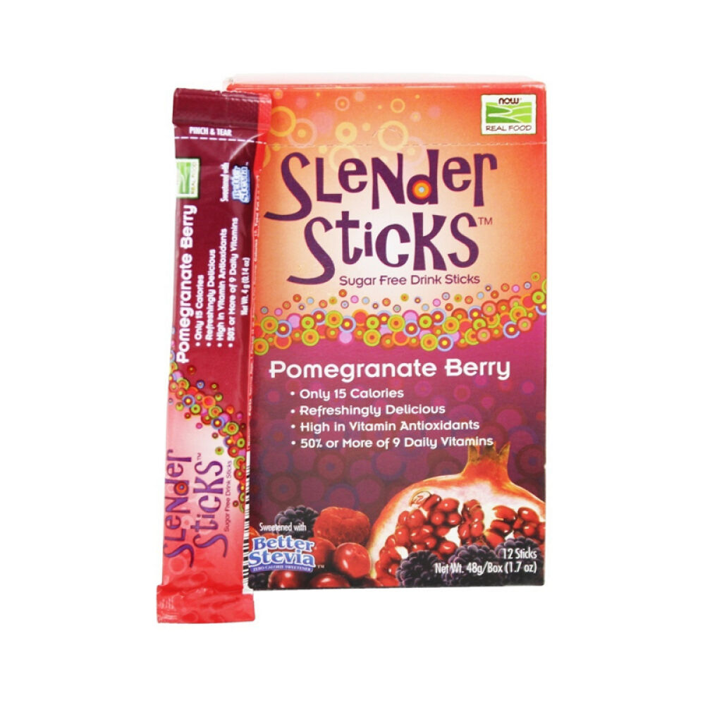 【美国直购正品包邮】NOWFoods诺奥有机天然无糖石榴果饮料包108271_12.00Stick(s)