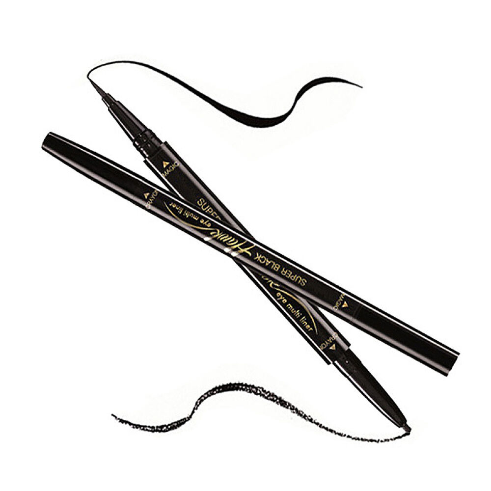 泰国Mistine粉饼底妆3d眉笔系列防水不晕染速干持久细眼线液笔双头眼线笔8003