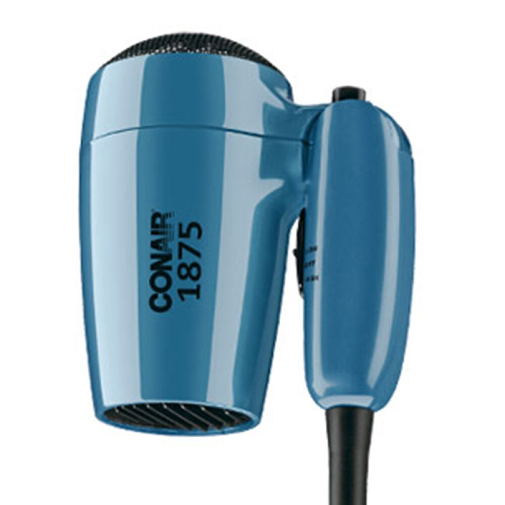 美国直邮Conair美康雅便携式全球通用电压负离子吹风机蓝色1875W