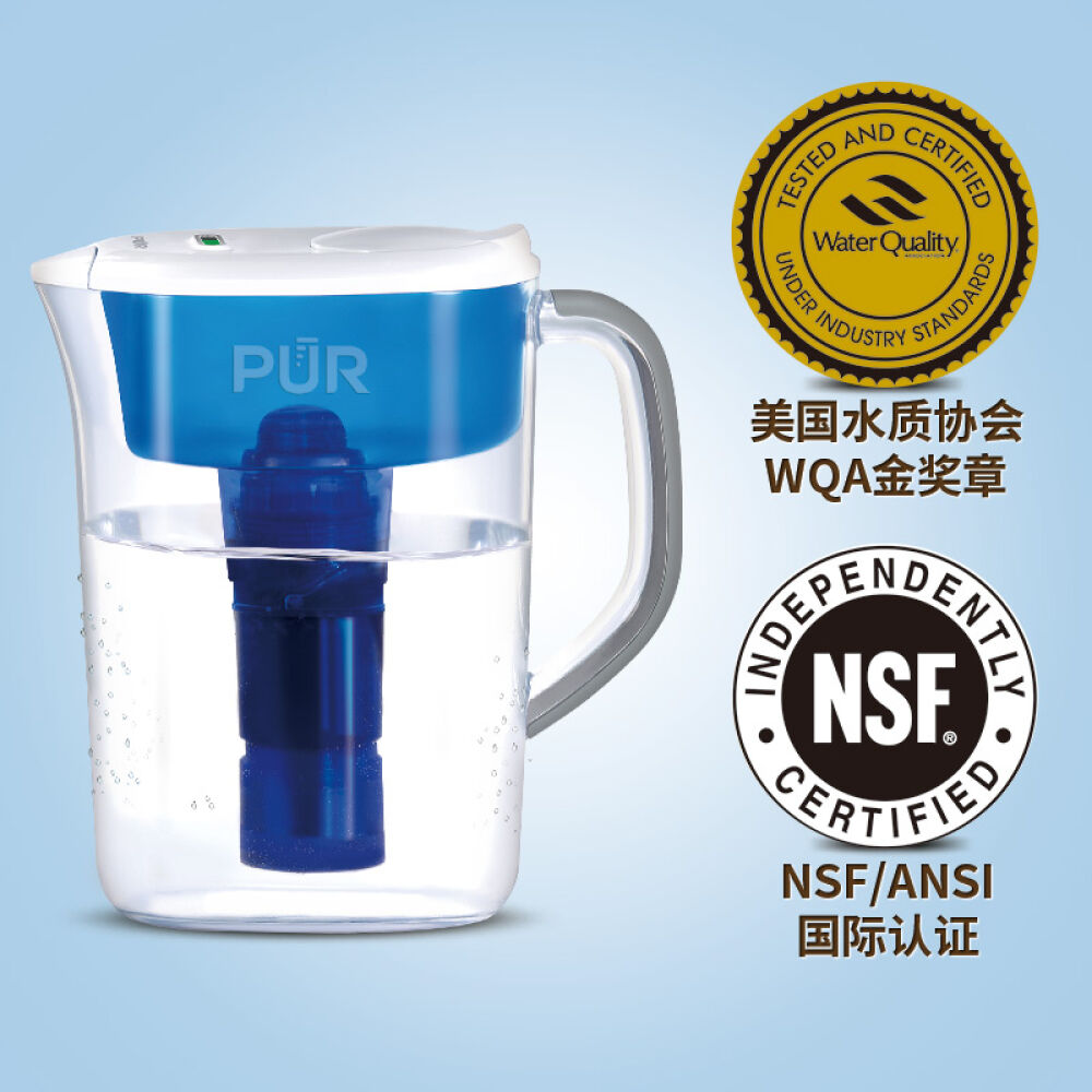 PUR过滤净水器家用过滤壶家用滤水壶净水器原装进口直饮净水壶滤芯7杯装