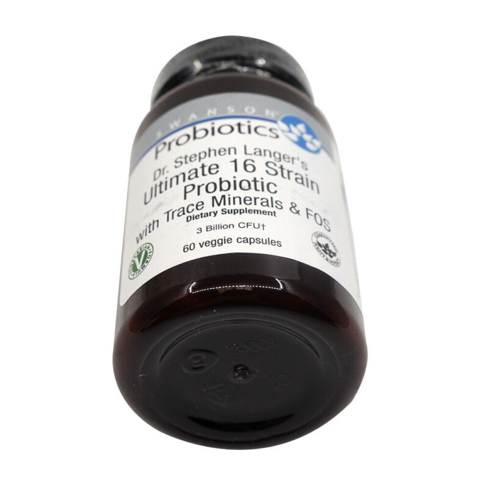 斯旺森SWANSON益生菌成人益生元养胃护胃助消化减肥清肠通便腹泻肠胃养护60粒美国直邮1瓶