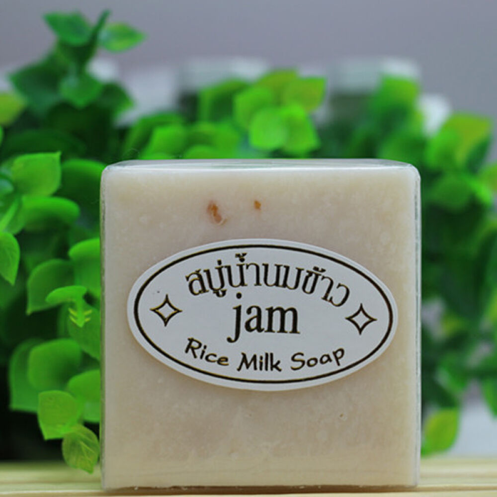 泰国原装进口jam牌手工皂大米手工皂半打6块