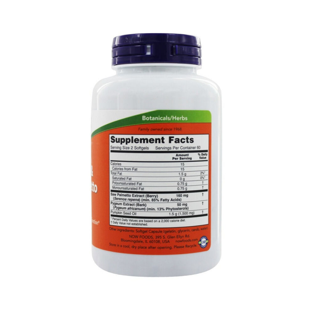 【美国直购正品包邮】NOWFoods诺奥臀果木属&塞润榈提取物胶囊未定义120粒