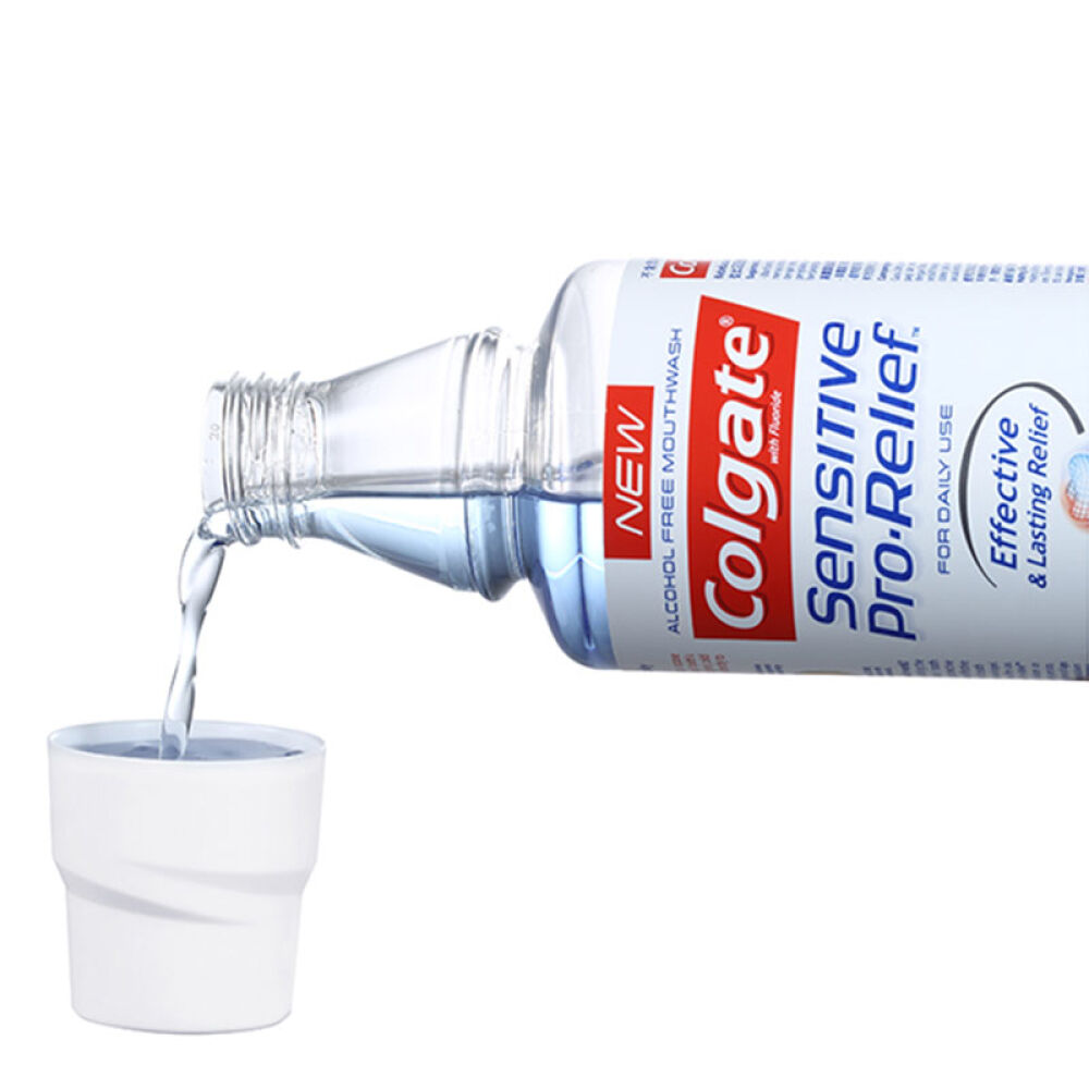 自营泰国高露洁(Colgate)薄荷清新多效全护漱口水去口气除口臭400ml