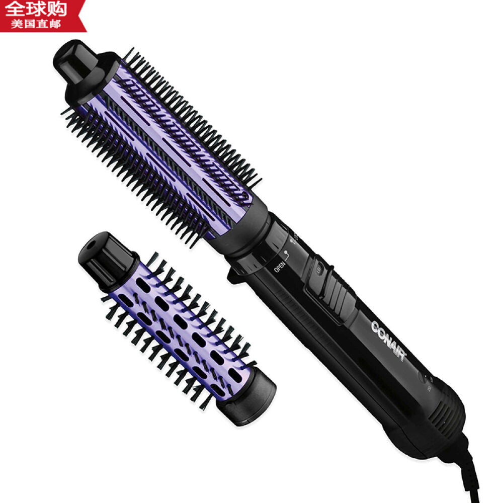 美国直邮美康雅Conair电热吹风造型卷发梳二合1卷发棒 美国直邮美康雅Conair电热吹风造型卷发梳二合1卷发棒