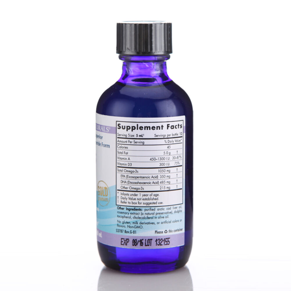 挪威小鱼(Nordicnaturlas)婴幼儿鳕鱼油AD滴剂婴儿DHA鱼油含VD小鱼60ml
