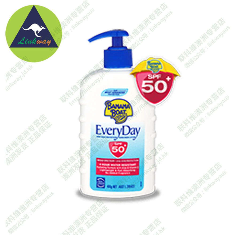 【澳洲直邮】BananaBoat每天保护EveryDay系列防晒霜SPF50+400g