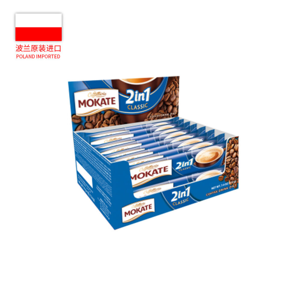 PolandImported波兰进口Mokate2合1速溶咖啡粉单包价2合115包起售14g