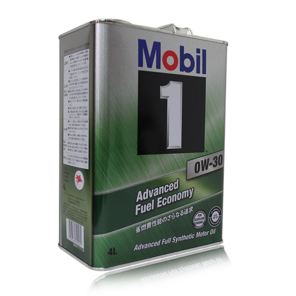 美孚（Mobil）1号全合成机油0W-30SN级4L铁桶日本直邮