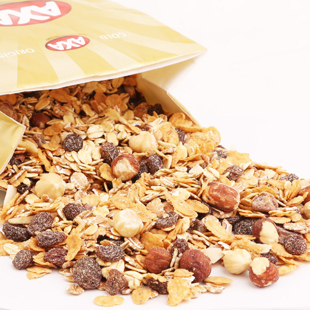 瑞典AXA45%低糖低脂皇室麦片水果坚果营养早餐代餐燕麦片冲饮谷物燕麦主食750g1袋