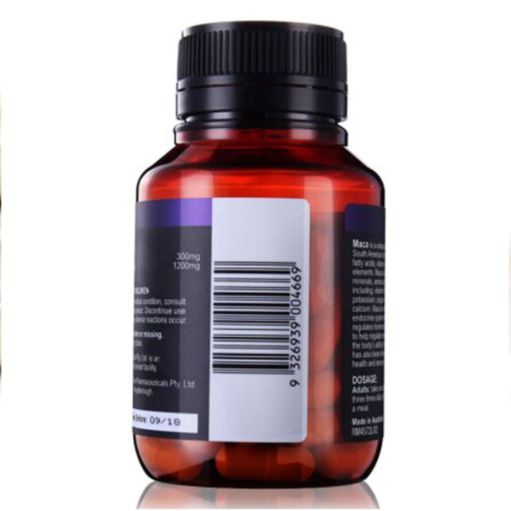 澳洲进口keepmycare玛咖胶囊秘鲁玛卡原料maka男性保健品补肾1200mg马卡一瓶60片改善