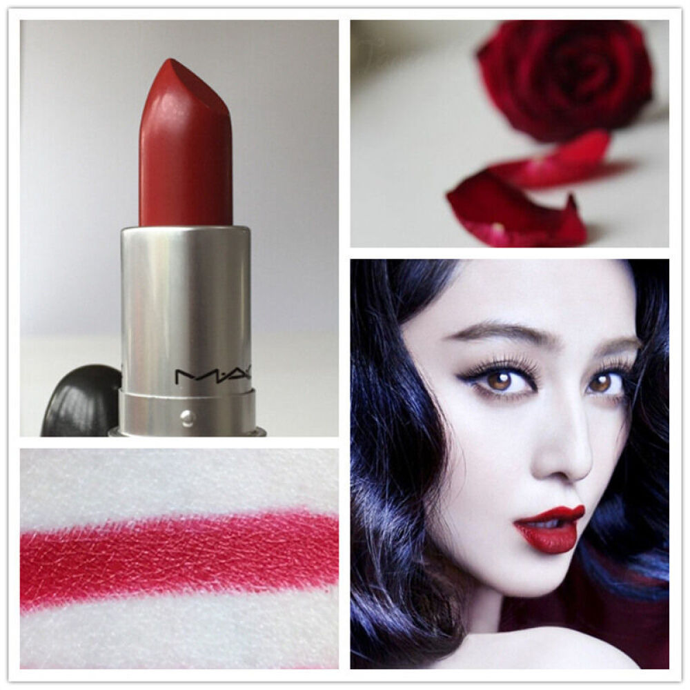 【赠送礼盒礼卡】MAC魅可口红水漾润泽显色唇膏3g持久显色RussianRed复古俄罗斯正红