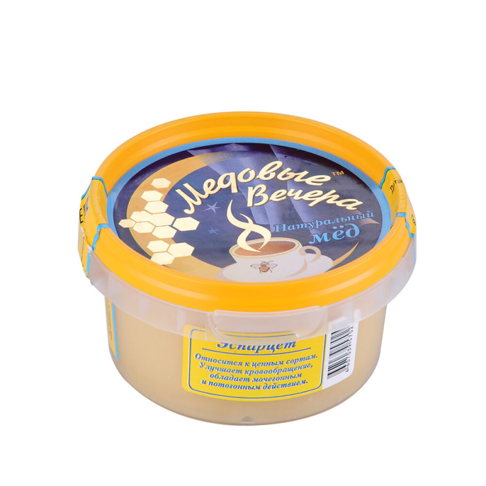 俄罗斯原装进口蜂蜜蜂蜜晚宴牌天然洋槐蜜等300g红豆草蜜(0243)