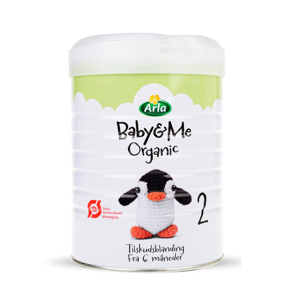 全球购丹麦爱氏晨曦Arla阿拉奶粉1段2段宝贝与我有机婴儿进口奶粉2段(6-12个月)买7送1