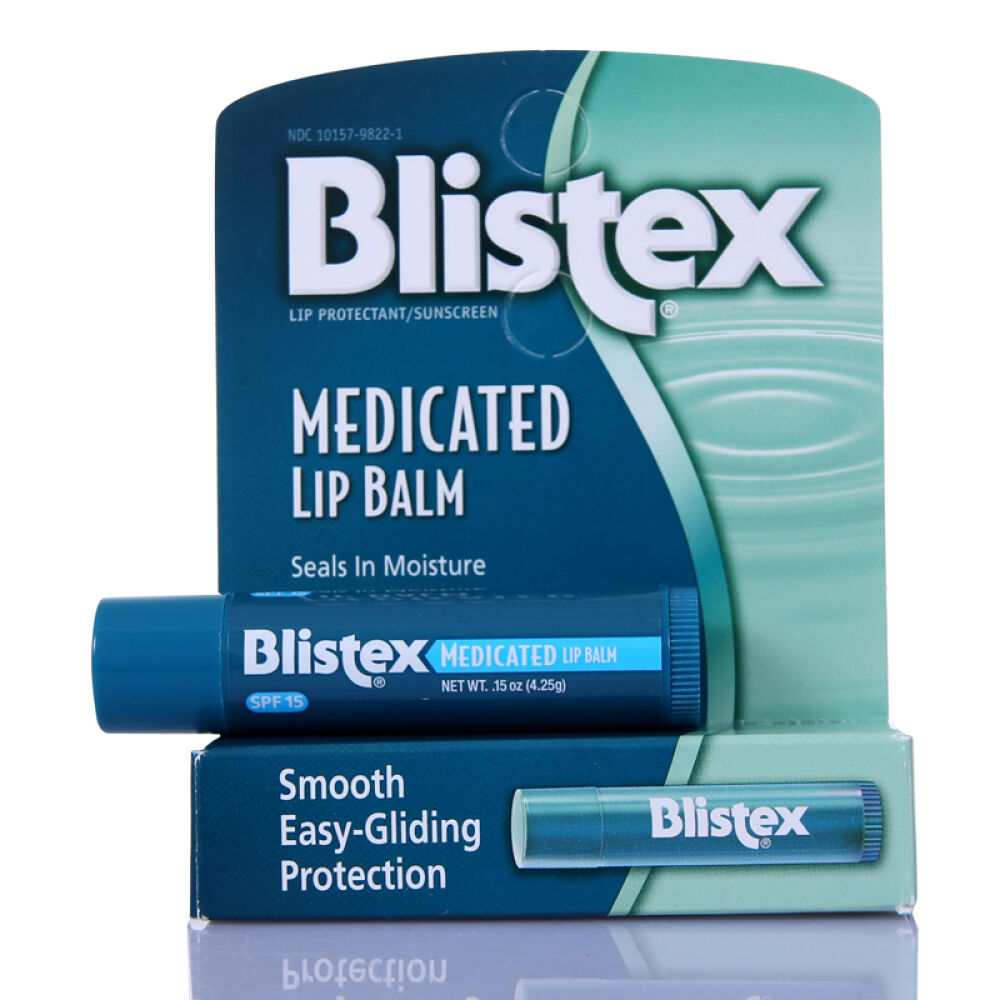 Blistex碧唇LipMedex小蓝罐7g及时润唇膏保湿修护经典原味润唇膏4.25g