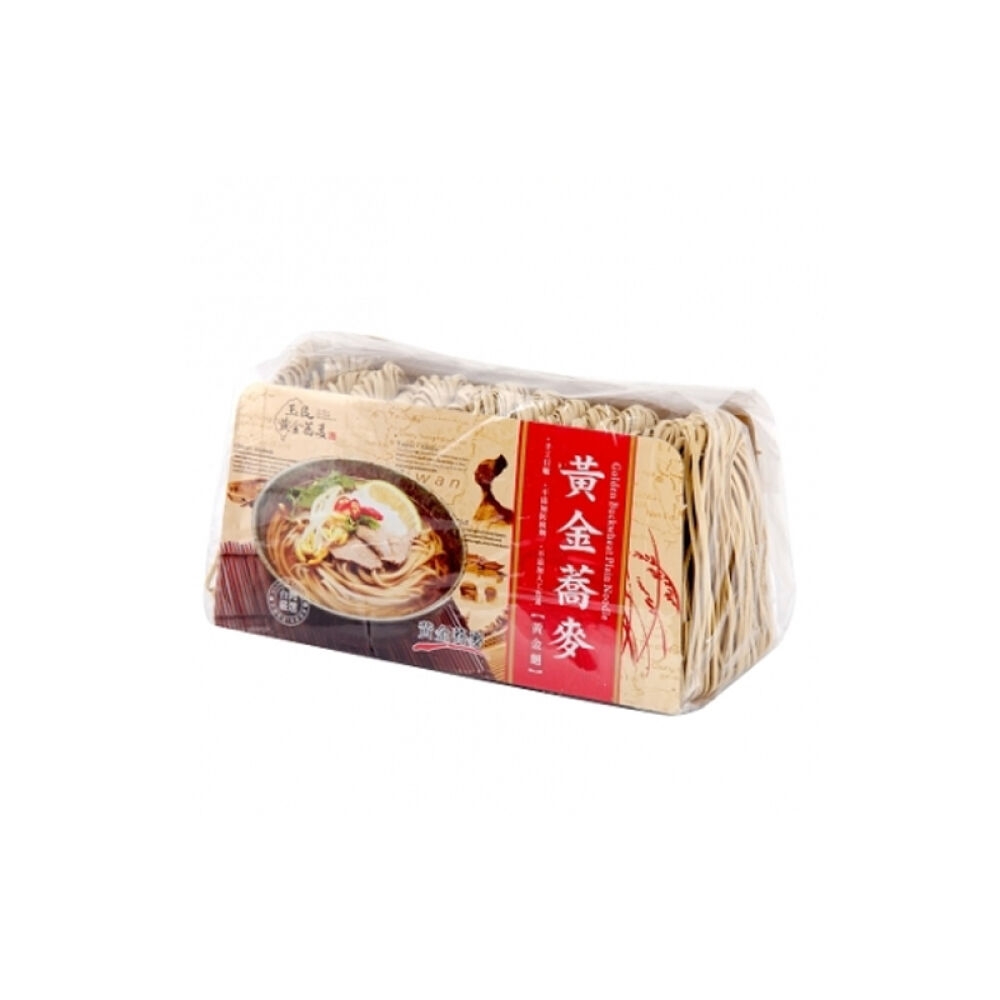 特力和乐台湾地区进口黄金荞麦面条600g天然健康方便面食品