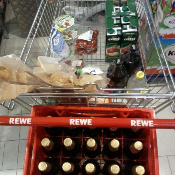 Photo taken at REWE by Vincent V. on 4/5/2012