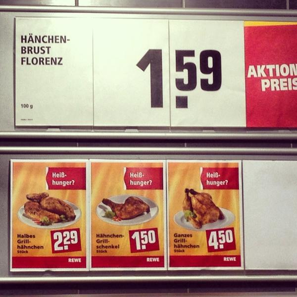 Photo taken at REWE by Ellen B. on 3/21/2013