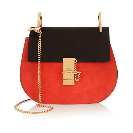 正品直邮Chloe蔻依2016新款女包时尚小号皮革绒面革单肩包571809 正品直邮Chloe蔻依2016新款女包时尚小号皮革绒面革单肩包571809