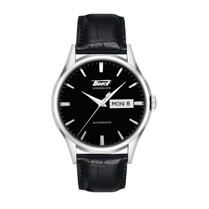 全球联保天梭TISSOT-男表T019.430.16.051.01复古自动皮带机械表