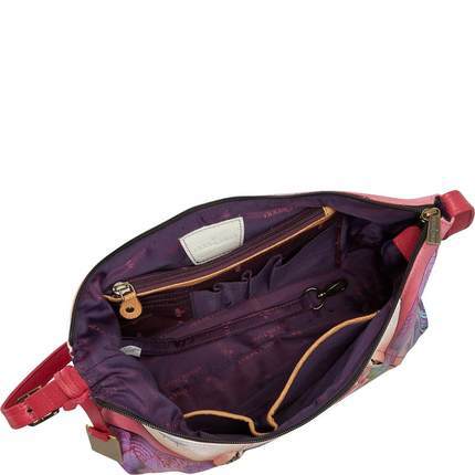 美国直邮 Anuschka CT39-232970女包单肩包花朵图案清晰包邮