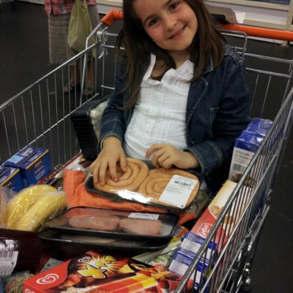 Photo taken at Colruyt by Sophie W. on 6/22/2012